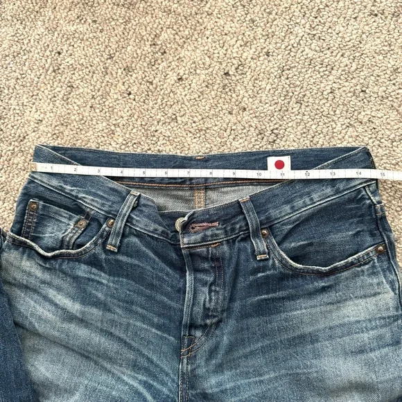 [LEVI’S] 501 White Cone Selvedge Blue Straight Jeans with Vintage Wash - Picture 4 of 11